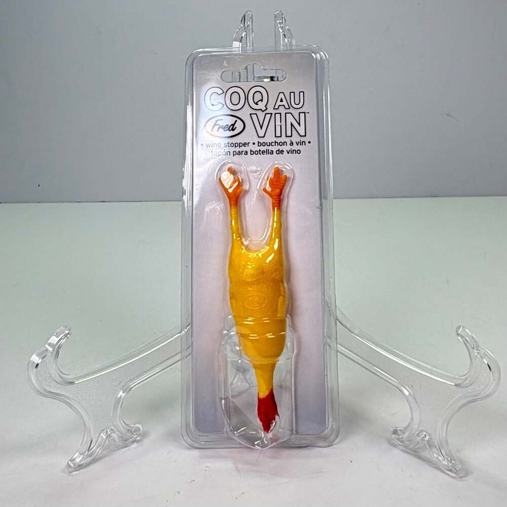 Fred & Friends Coq Au Vin Chicken Novelty Wine Stopper